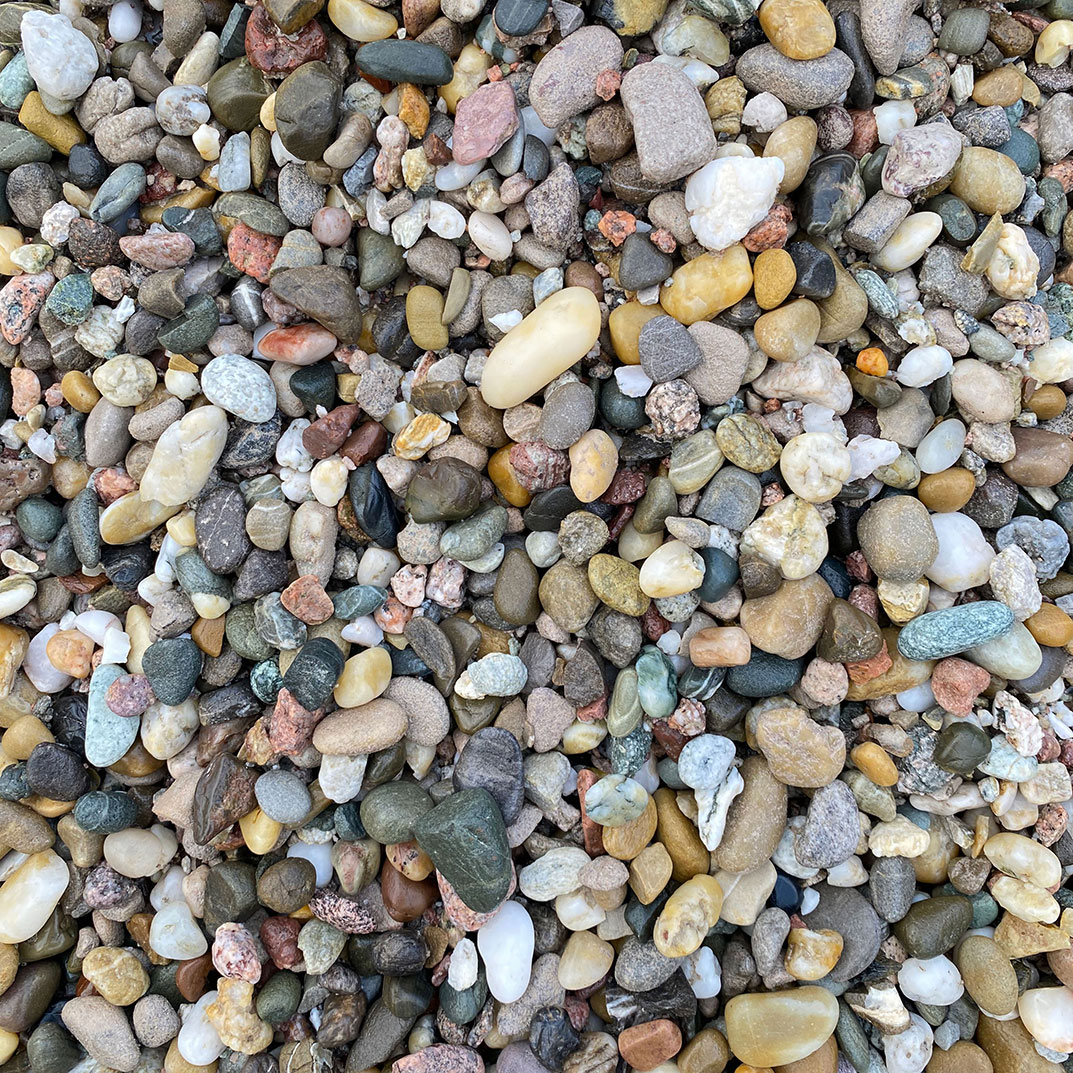 Gravier d'étang Ubbink Liya 10 kg 8-12 mm - Matériau : Gravier