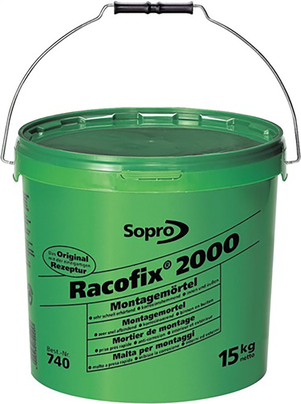 Seau de colle SOPRO Racofix à prise à rapide – 15Kg