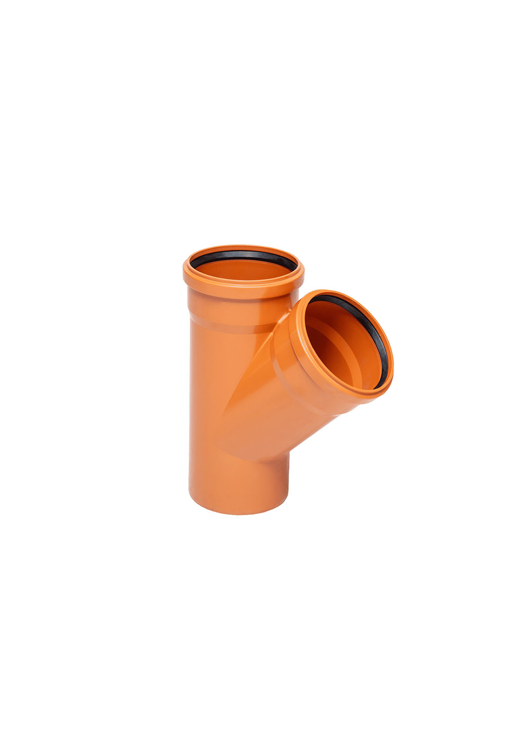 Y_Culotte PVC 45° Ø - ORANGE