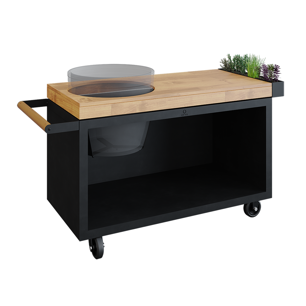 OFYR Kamado Table Black 135 PRO