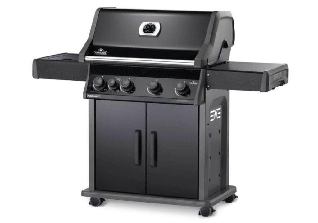 Barbecue NAPOLEON Gaz - Rogue Serie RXT - 4 brûleurs + 1 Sizzle Zone - coloris NOIR