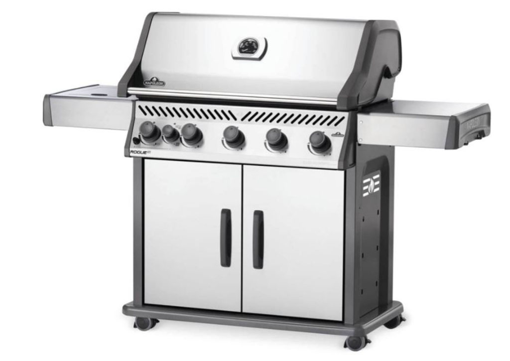 Barbecue NAPOLEON Gaz – Rogue Serie RXT – 5  brûleurs + 1 Sizzle Zone – coloris INOX