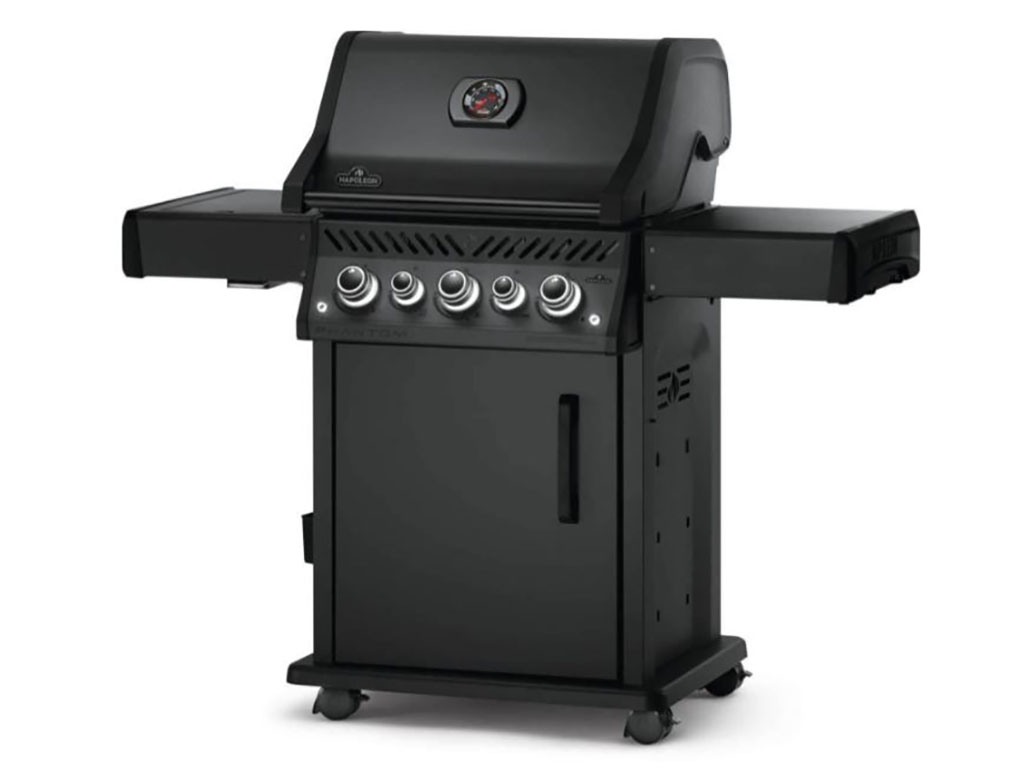 Barbecue NAPOLEON Gaz – Rogue Serie RSE – 3 brûleurs + 1 Sizzle Zone + 1 brûleur arrière – Phantom Série Limitée