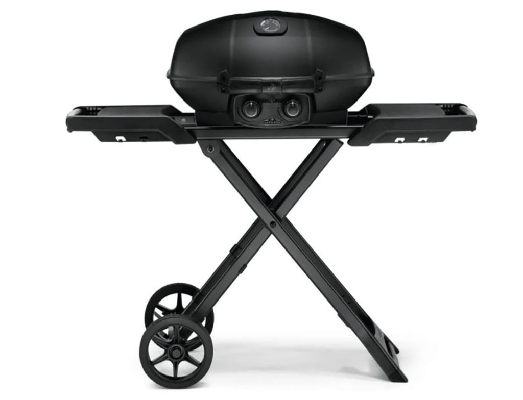 Barbecue NAPOLEON – Portable Gaz – Travel Q PRO – 2 brûleurs – avec chariot pliant – Série Limitée Phantom